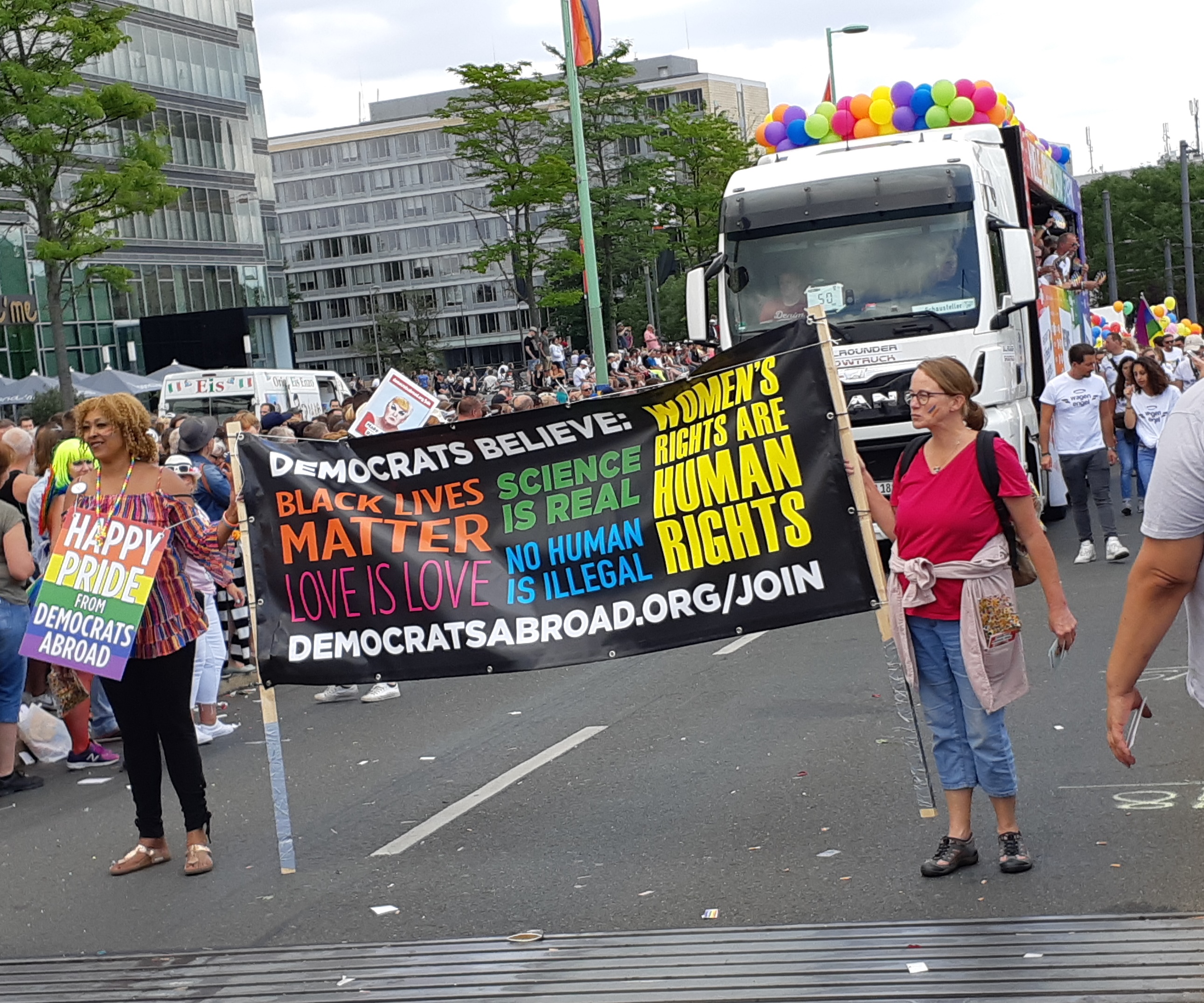 Toleranz-Plakat US Democrats CSD Köln